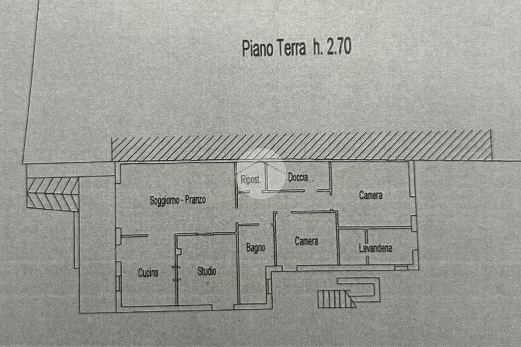 Porzione di casa Viale Livenza, Rimini - planimetria 1