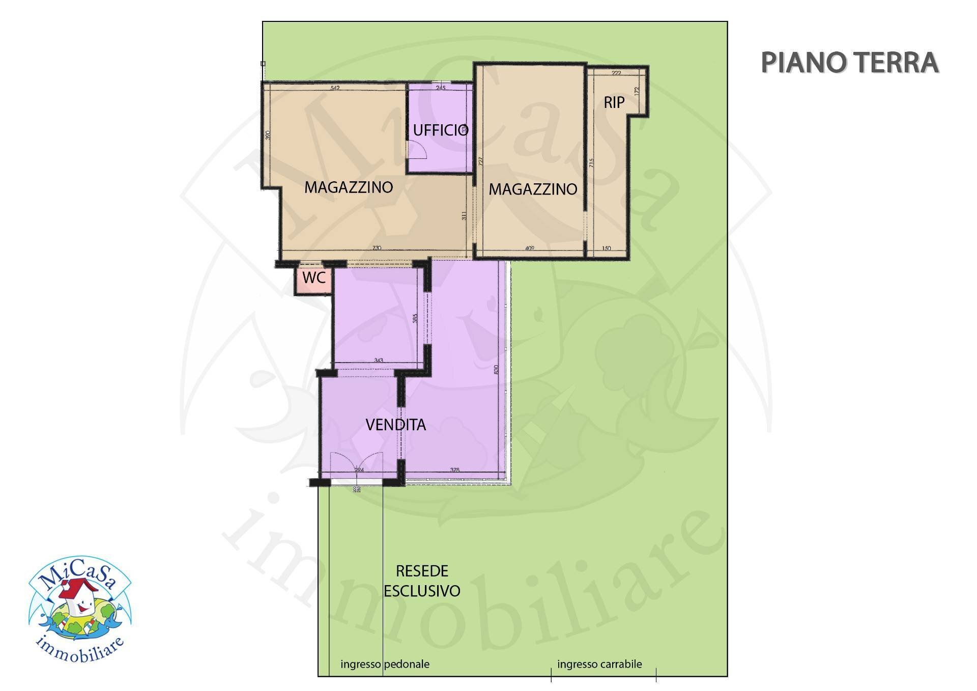 Foto 2 - Commercial Premises Via delle viole
 
1/b, Pisa - floor plans 1