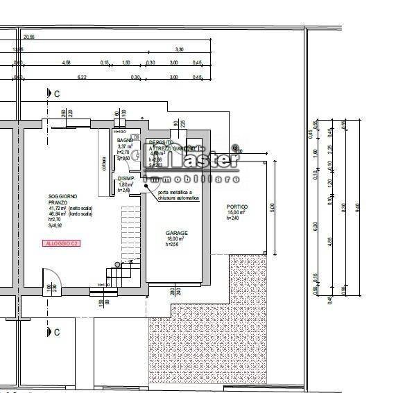 Foto 13 - Casa semi indipendente Via Treforni Paese tv, Paese - planimetria 1