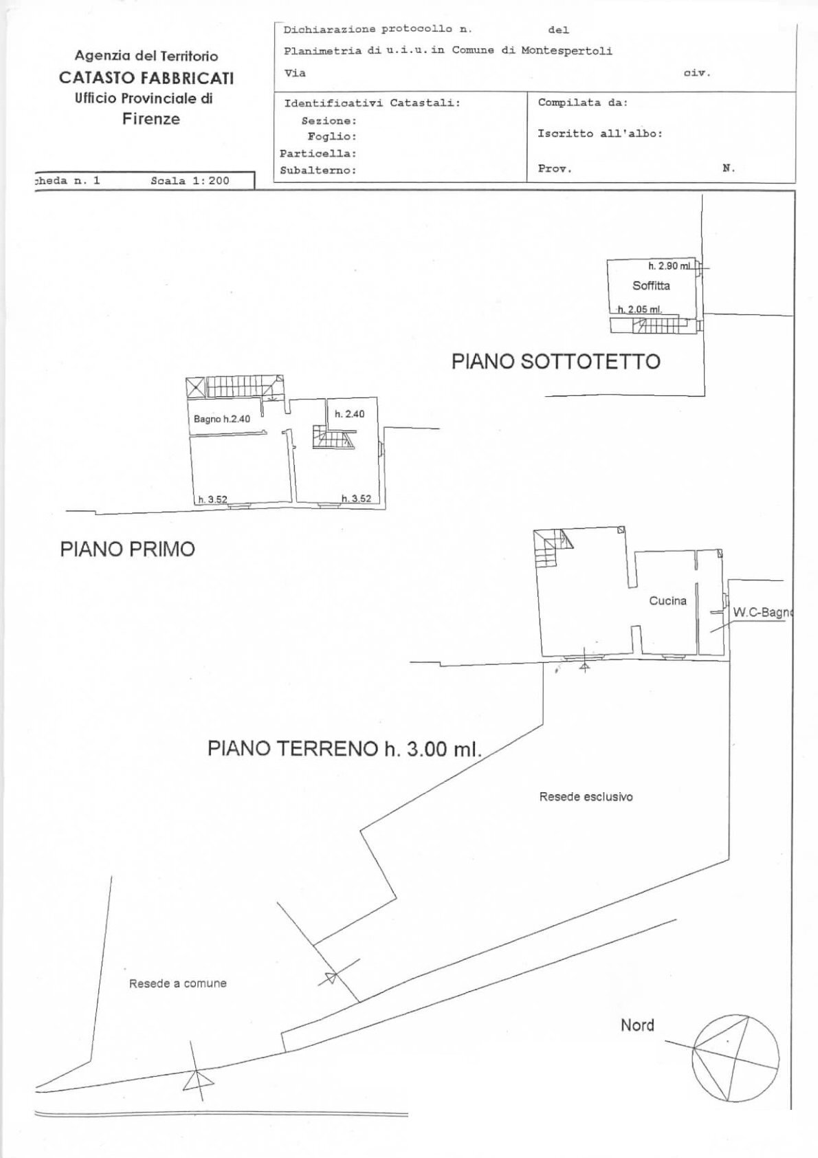 Foto 20 - Terraced Villa Montespertoli - floor plans 1