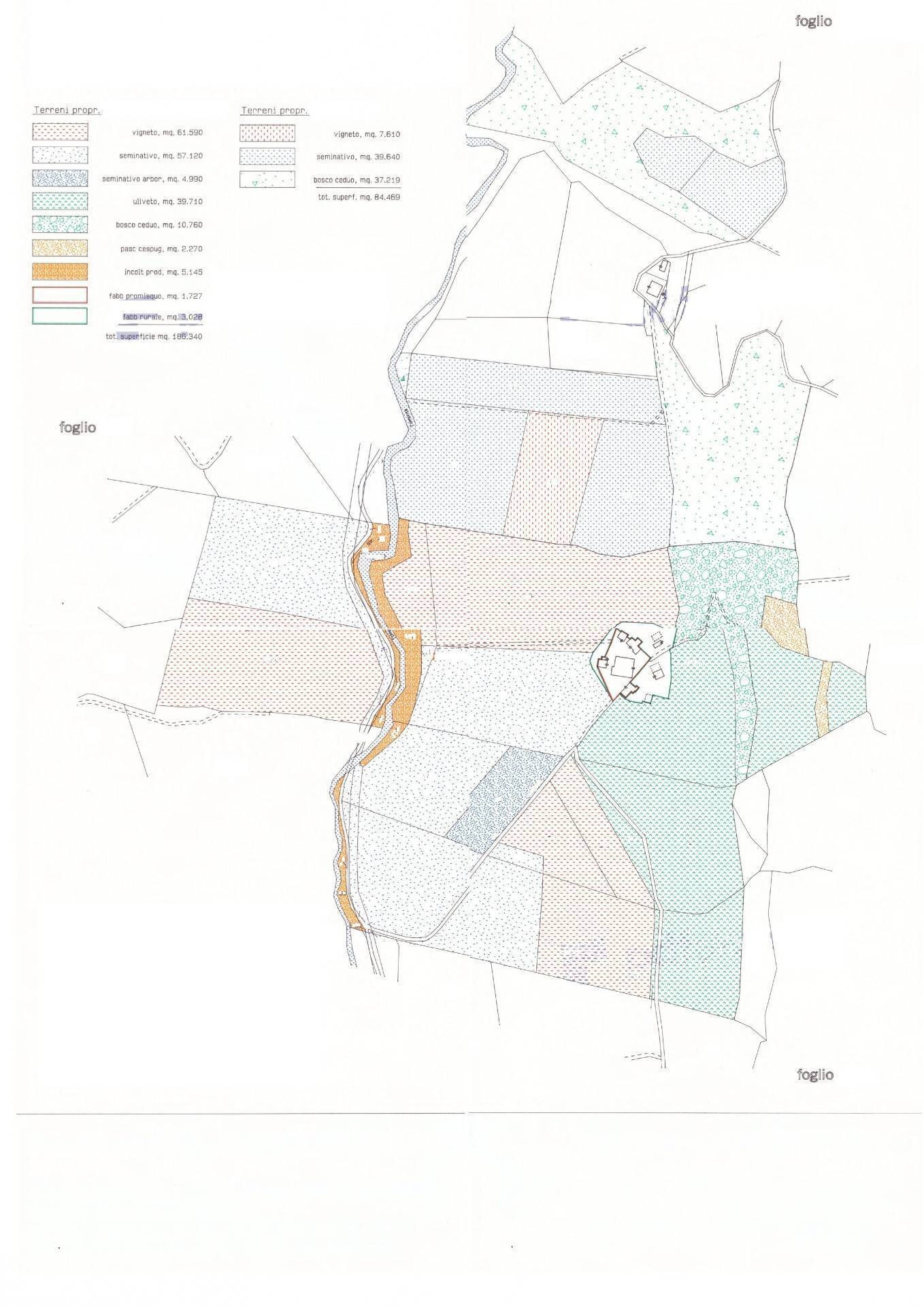 Foto 39 - Azienda agricola Montespertoli - planimetria 1