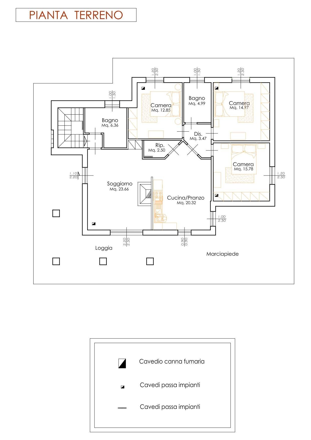 Foto 8 - Independent house Castelfiorentino - floor plans 1