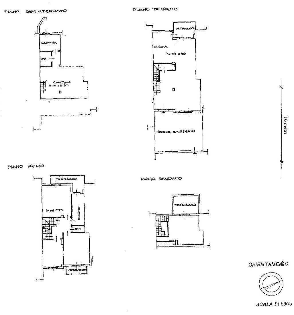 Foto 6 - Terraced Villa Montespertoli - floor plans 1