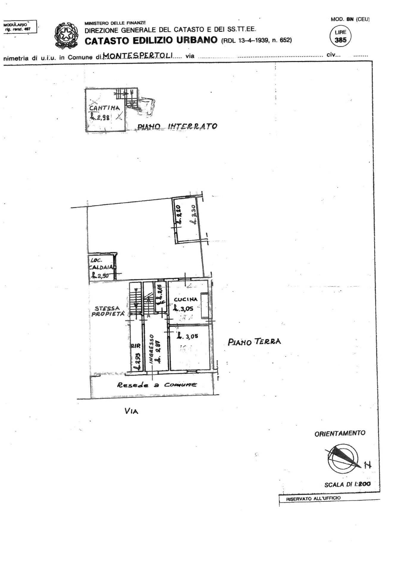 Foto 20 - Rustic Montespertoli - floor plans 1