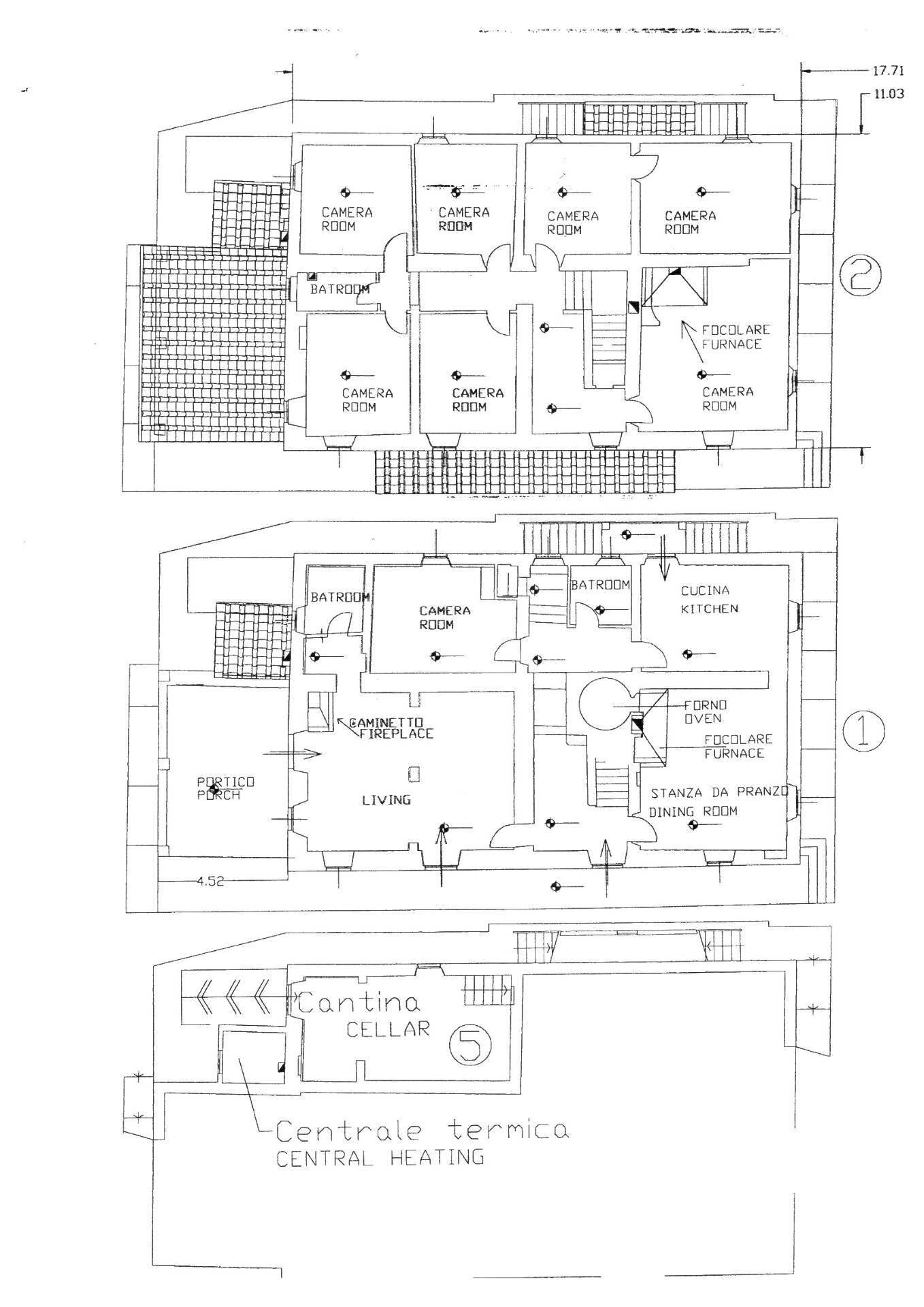 Foto 30 - Villa Montespertoli - planimetria 1