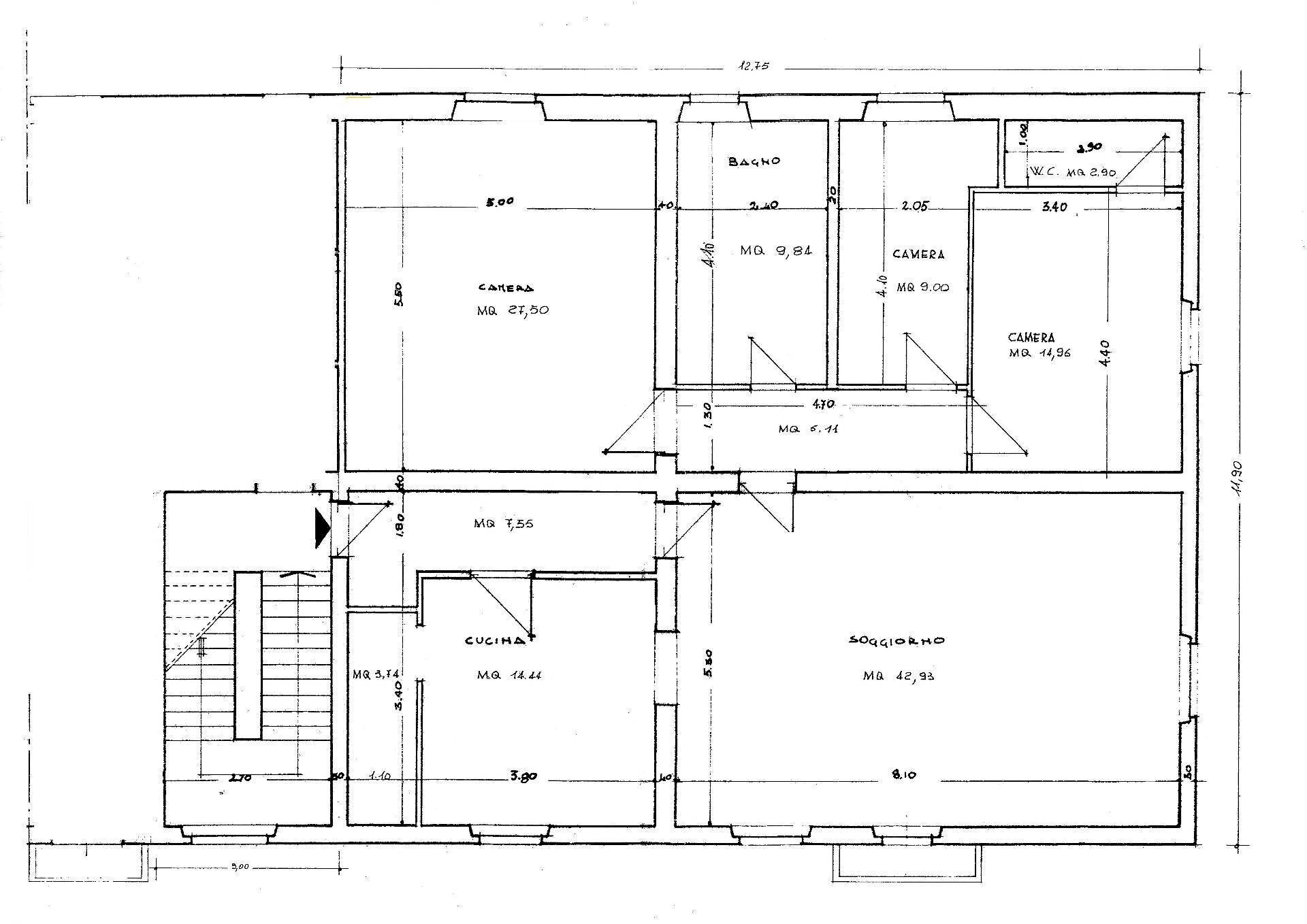 Foto 18 - Apartment Montespertoli - floor plans 1