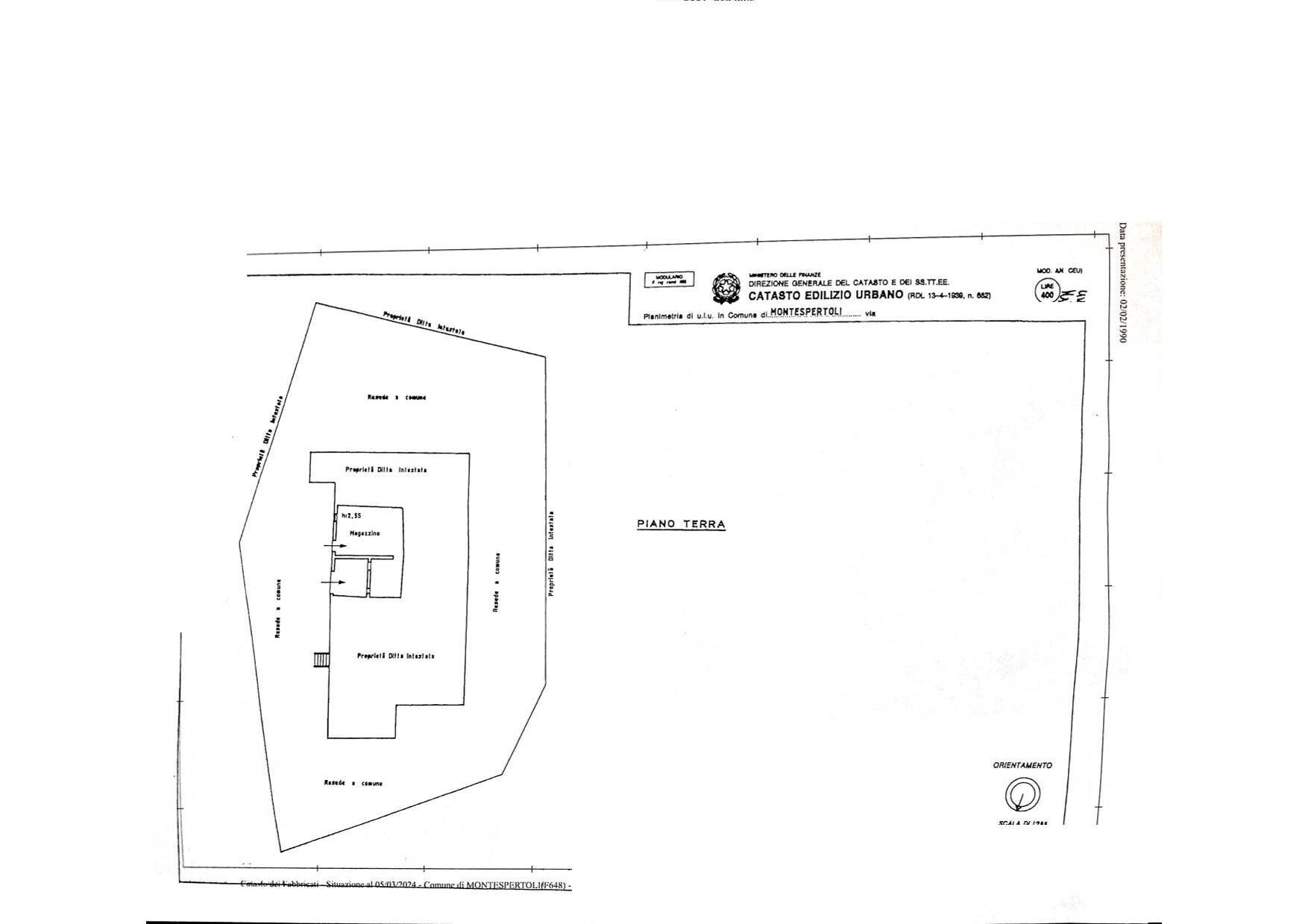 Foto 4 - Rustico Montespertoli - planimetria 1