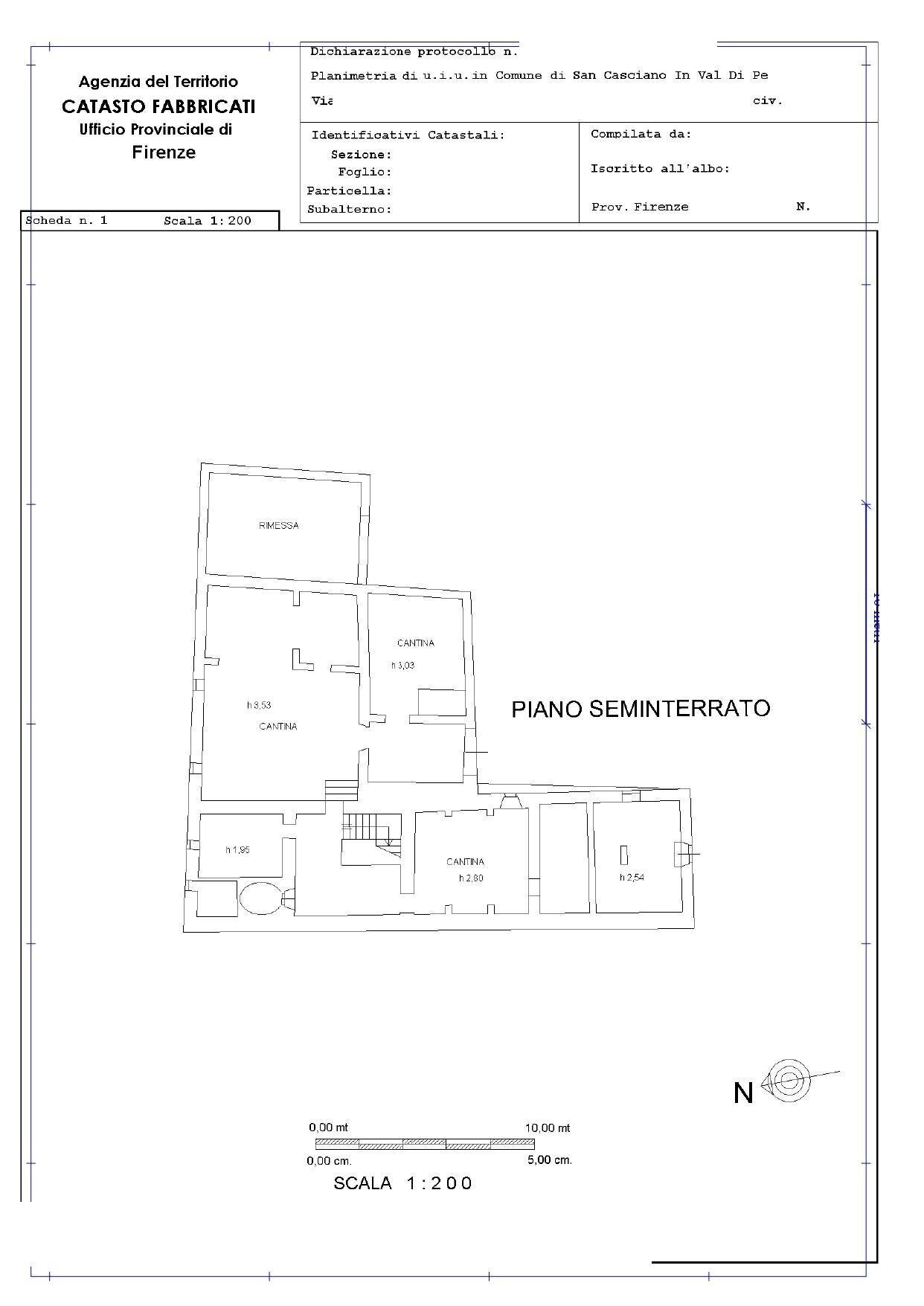 Foto 36 - Rustico San Casciano in Val di Pesa - planimetria 1