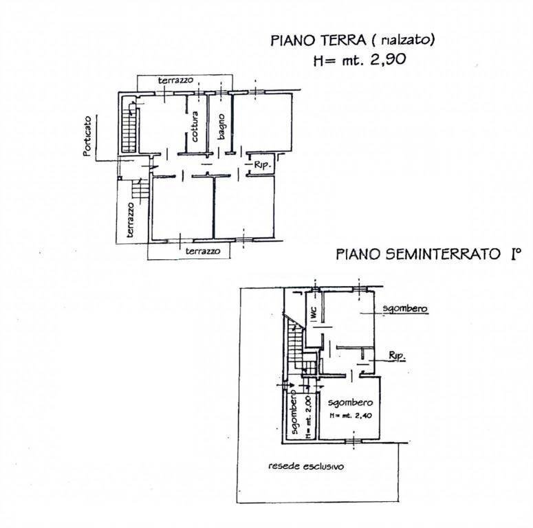 Foto 15 - Four-room apartment Montespertoli - floor plans 1