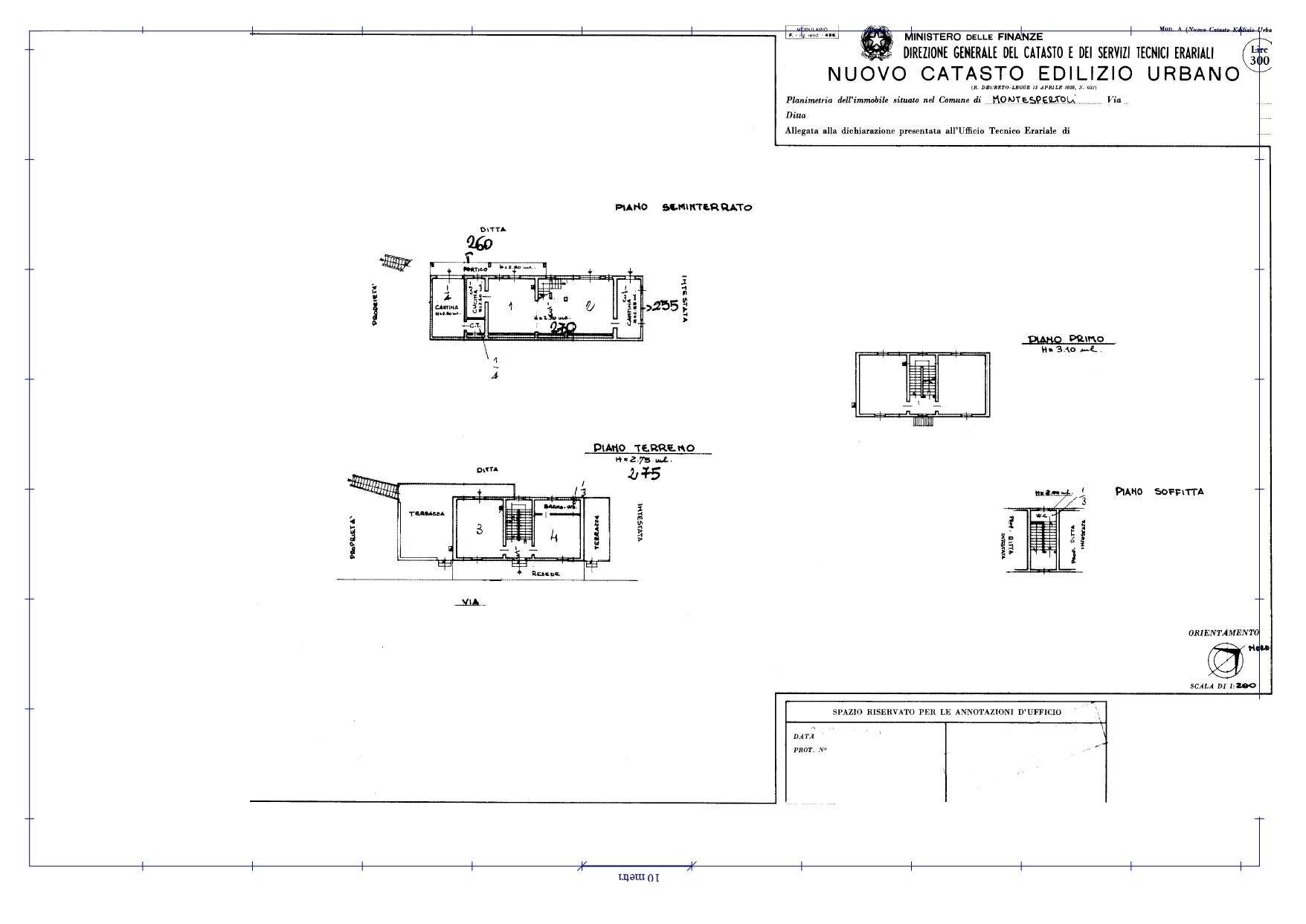 Foto 33 - Villa Montespertoli - planimetria 1