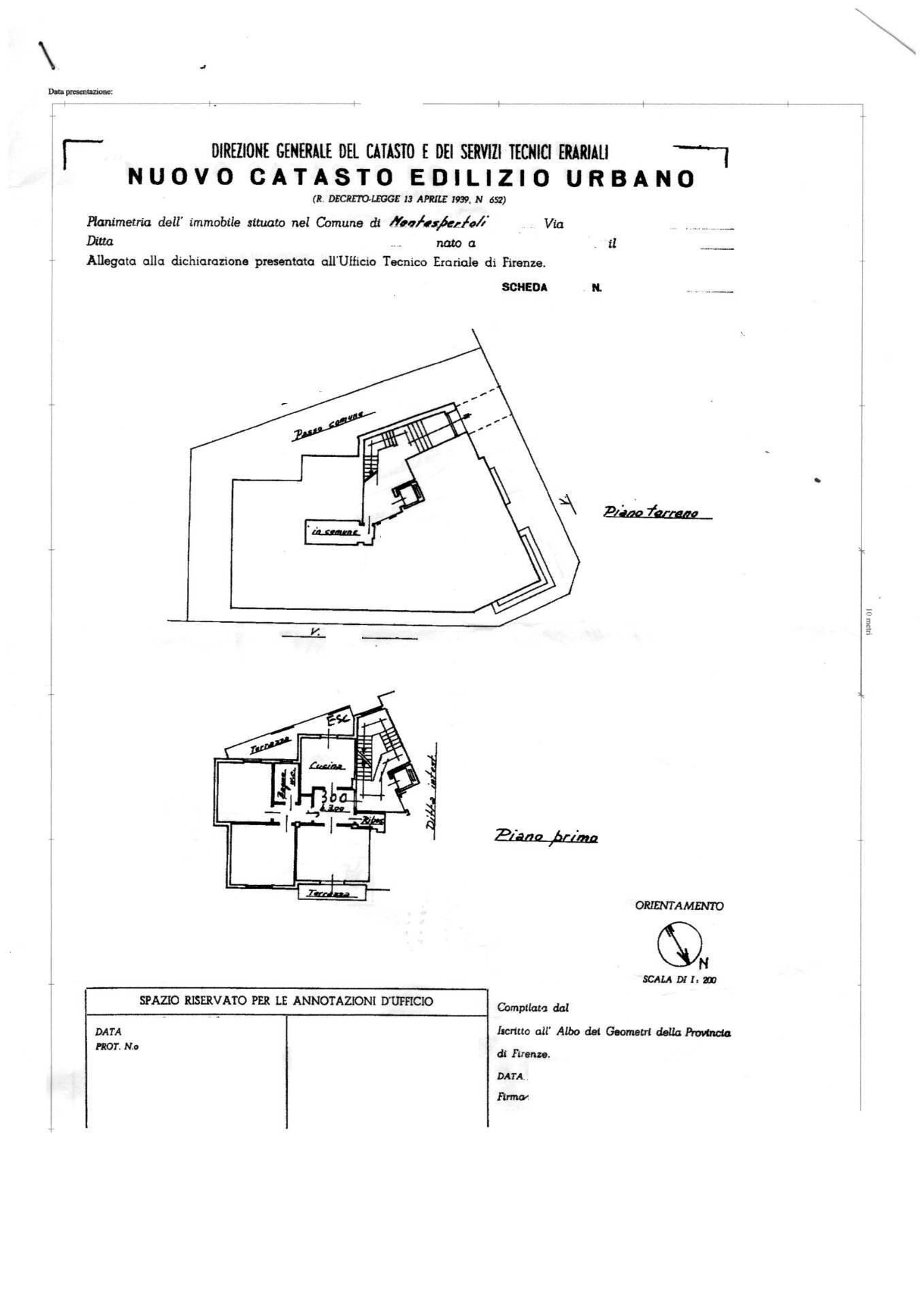 Foto 12 - Appartamento Montespertoli - planimetria 1