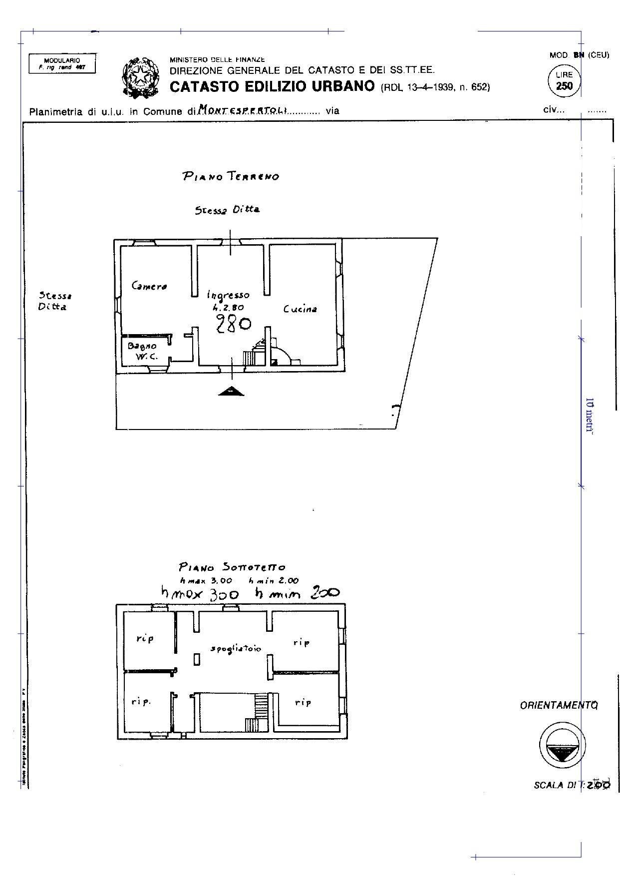 Foto 48 - Villa Montespertoli - planimetria 1