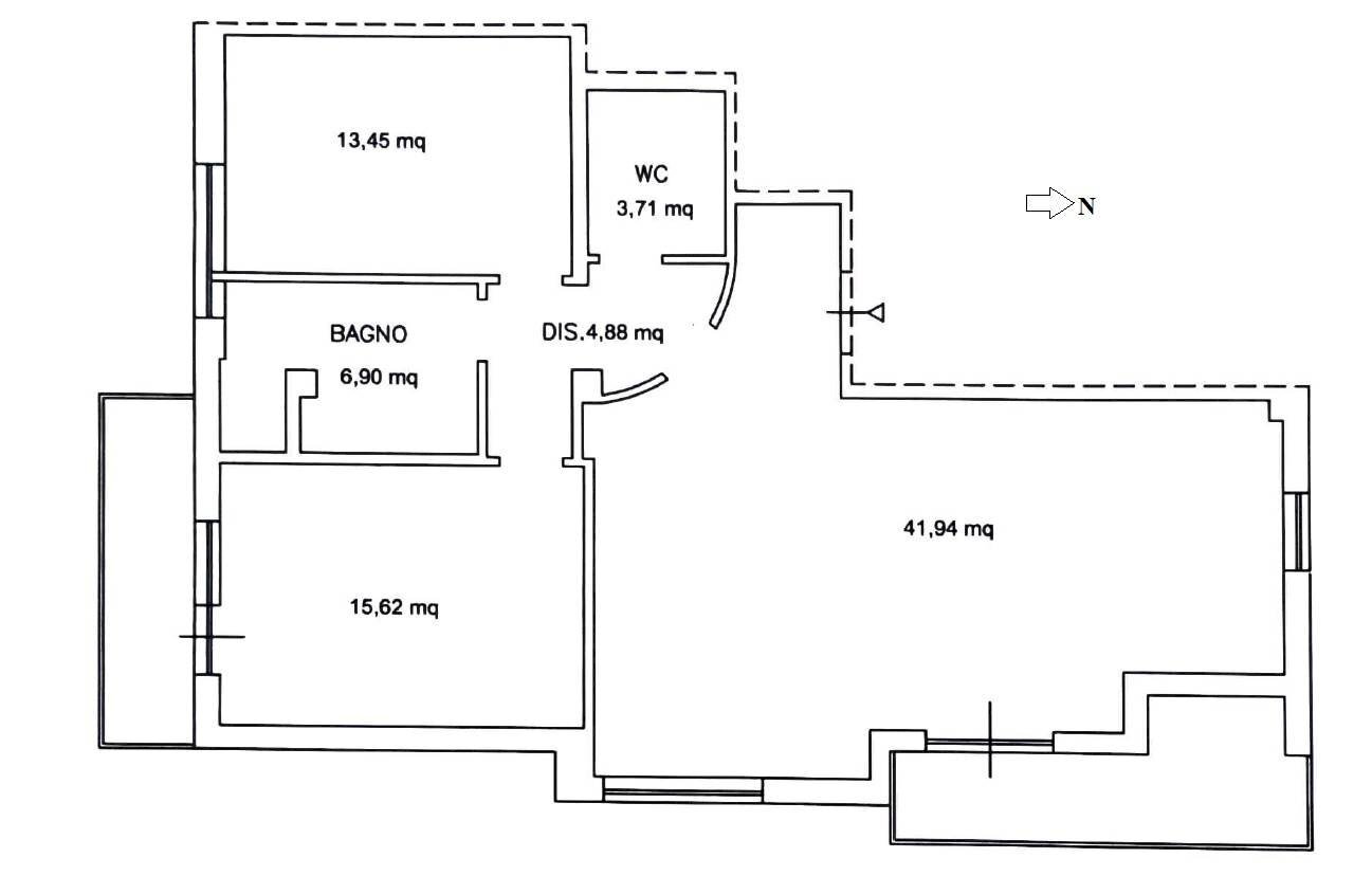 Foto 26 - Three-room apartment San Benedetto del Tronto - floor plans 1