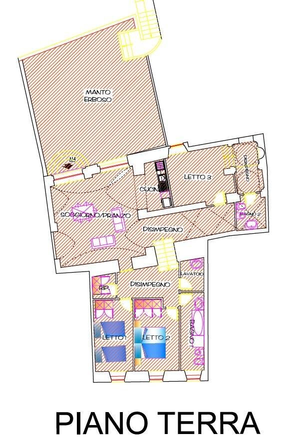 Foto 3 - Appartamento Ripatransone - planimetria 1