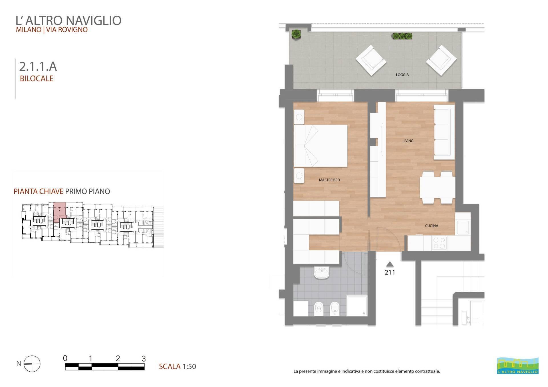 Foto 19 - Two-room apartment Via Rovigno
 
18, Milano - floor plans 1