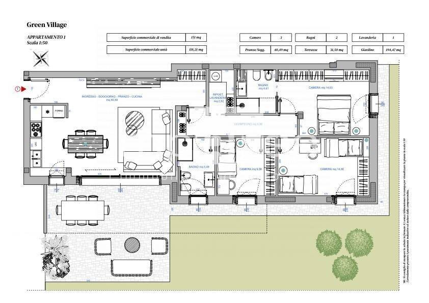 Foto 2 - Four-room apartment monigo treviso, Treviso - photo 2