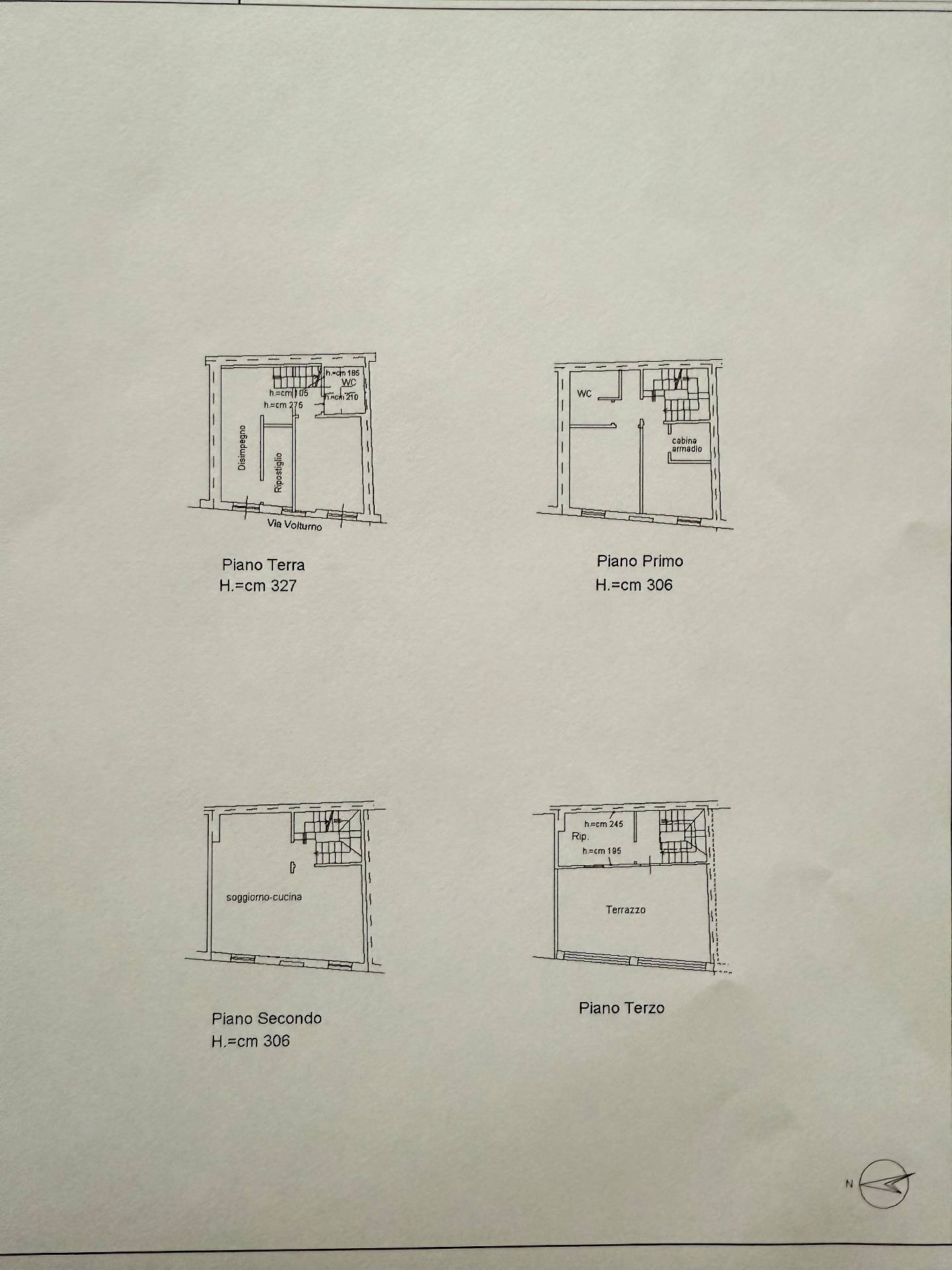 Foto 51 - Independent house Volturno
 
42, San Benedetto del Tronto - floor plans 1
