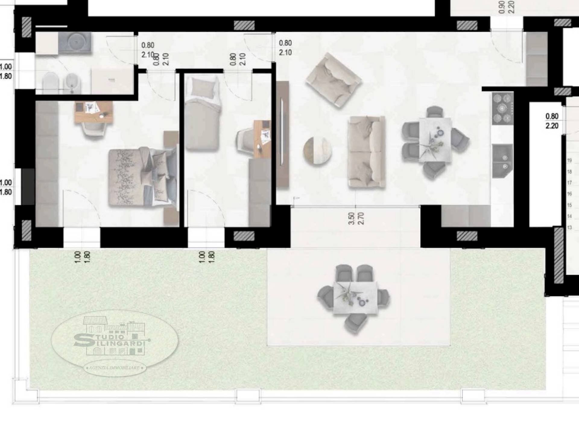 Foto 1 - Trilocale via Sant'Ambrogio, Formigine - foto 1