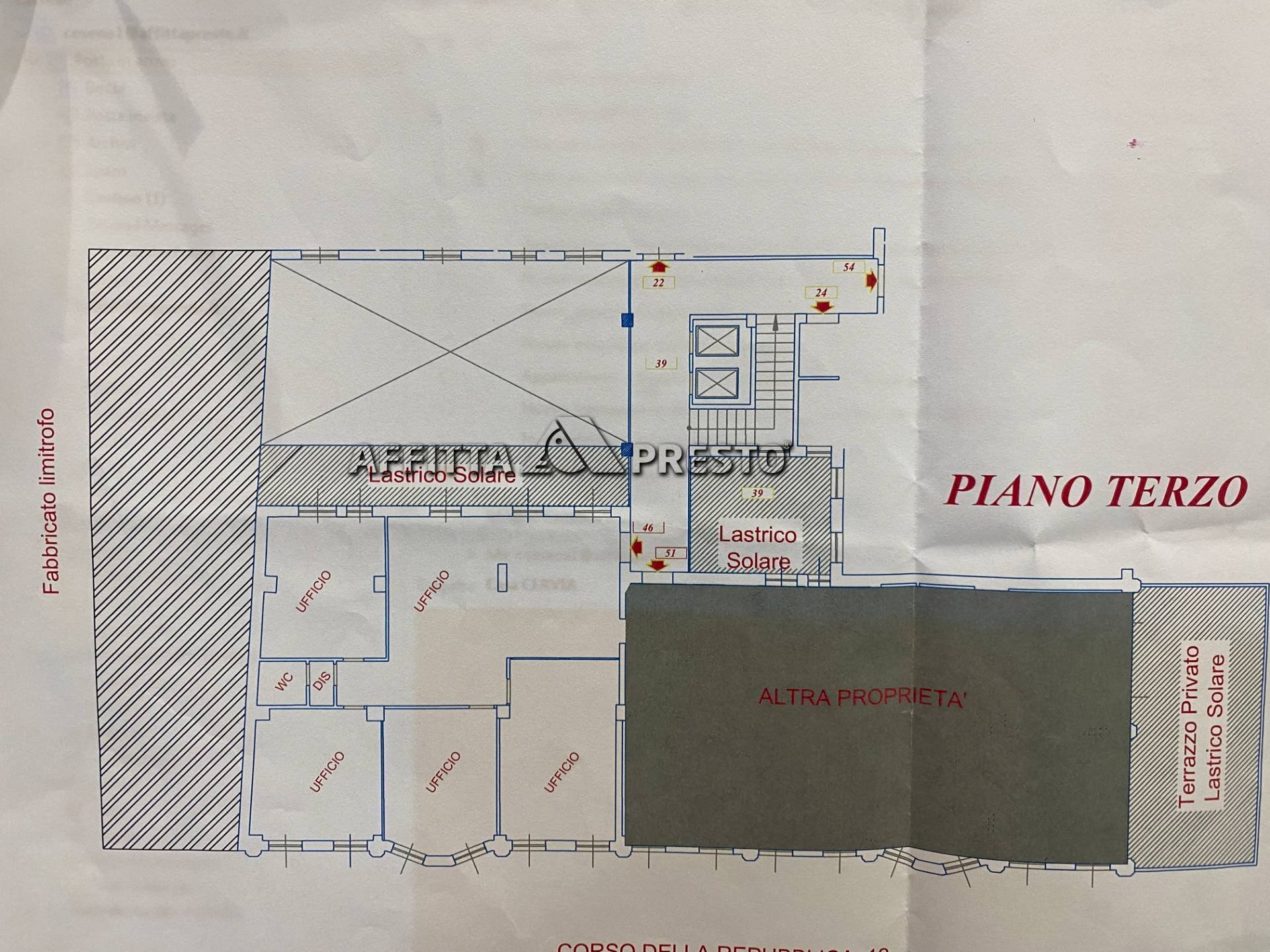 Foto 1 - Ufficio Via Cairoli, Forlì - planimetria 1