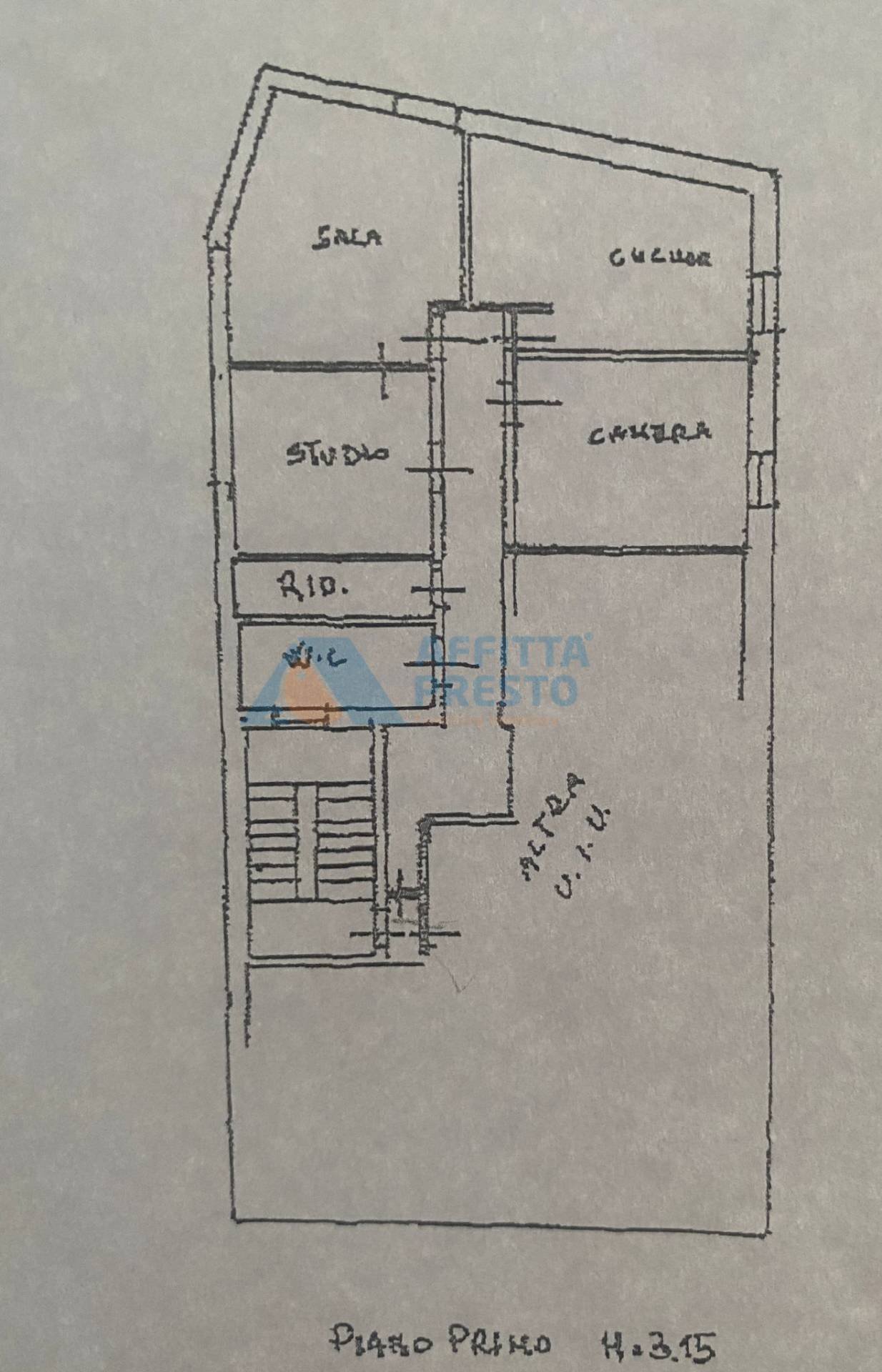 Foto 4 - Appartamento Piazza Mazzini
 
8, Castrocaro Terme e Terra del Sole - planimetria 1
