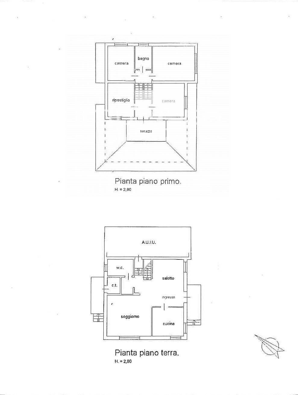 Foto 43 - Casa indipendente Via Zanella, Treviso - planimetria 1
