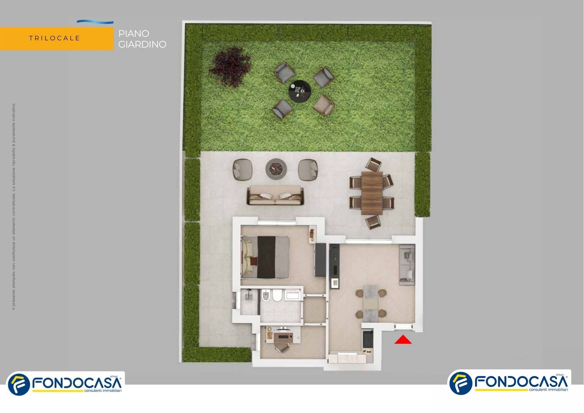 Foto 34 - Bilocale Via Madonna Degli Angeli, Borghetto Santo Spirito - planimetria 1