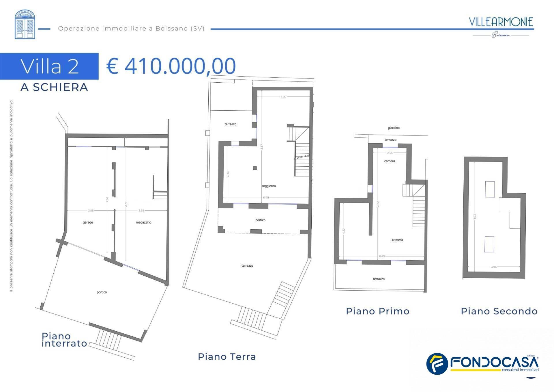Foto 41 - Terraced Villa Via Paolo Polla
 
SNC, Boissano - floor plans 1