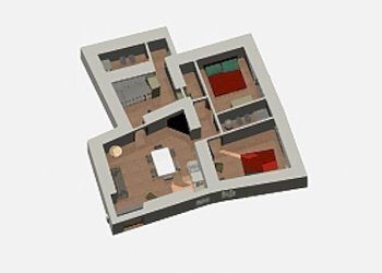 Render progetto - Quadrilocale vico fornicello, Bomba - foto 13