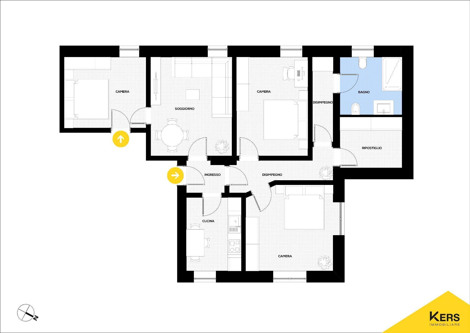 Foto 40 - Apartment Via Bir Acheim, Milano - floor plans 1