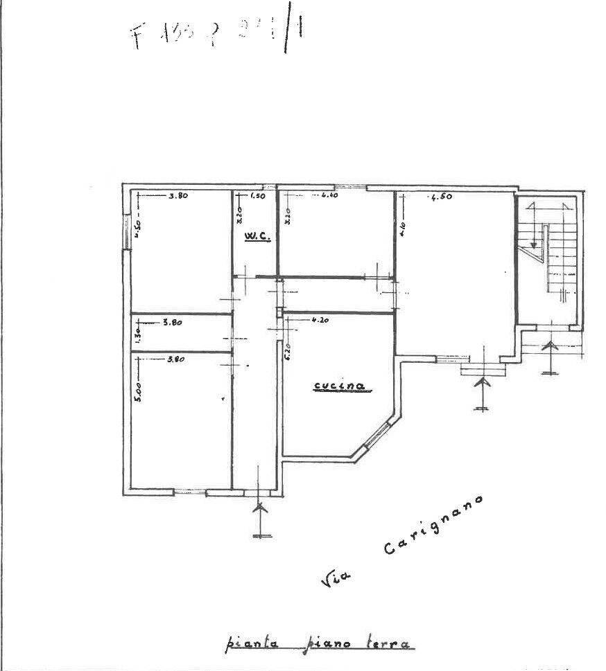 Foto 14 - Casa indipendente Via Carignano, Scicli - planimetria 1