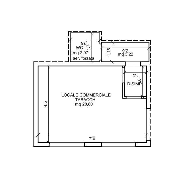 Foto 6 - Attività Commerciale Via Fallira, Ragusa - planimetria 1