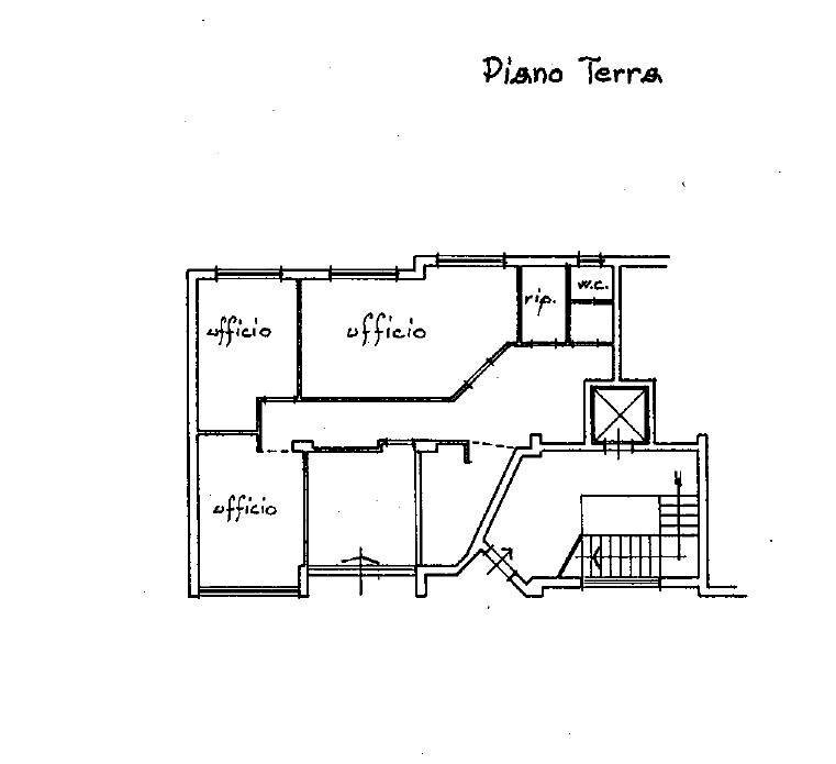 Foto 7 - Office Via Vico Bernardo Strozzi
 
114/C, Modica - floor plans 1