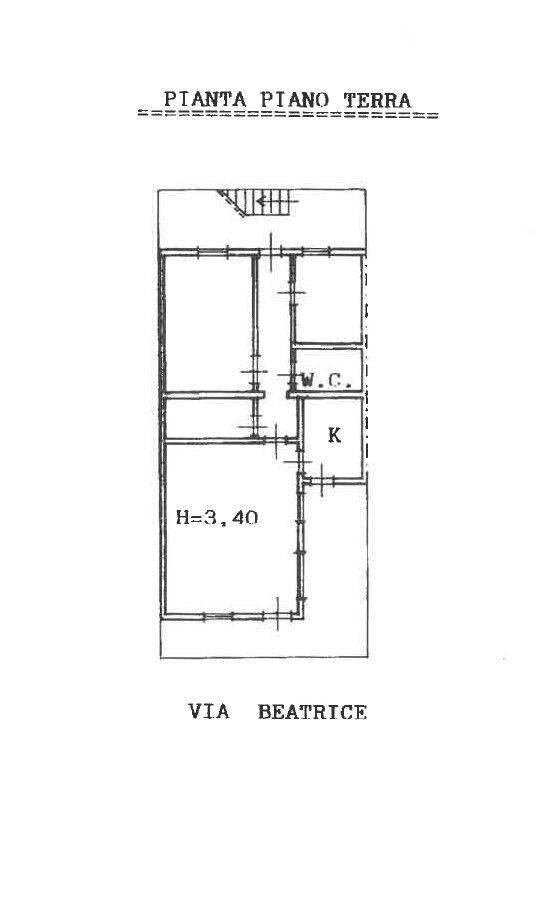 Foto 12 - Appartamento Via Beatrice, Scicli - planimetria 1