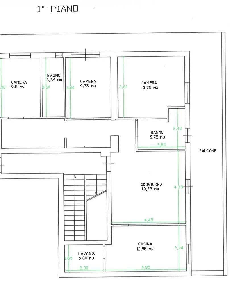Foto 16 - Appartamento Via M. Rapisardi, Pozzallo - planimetria 1