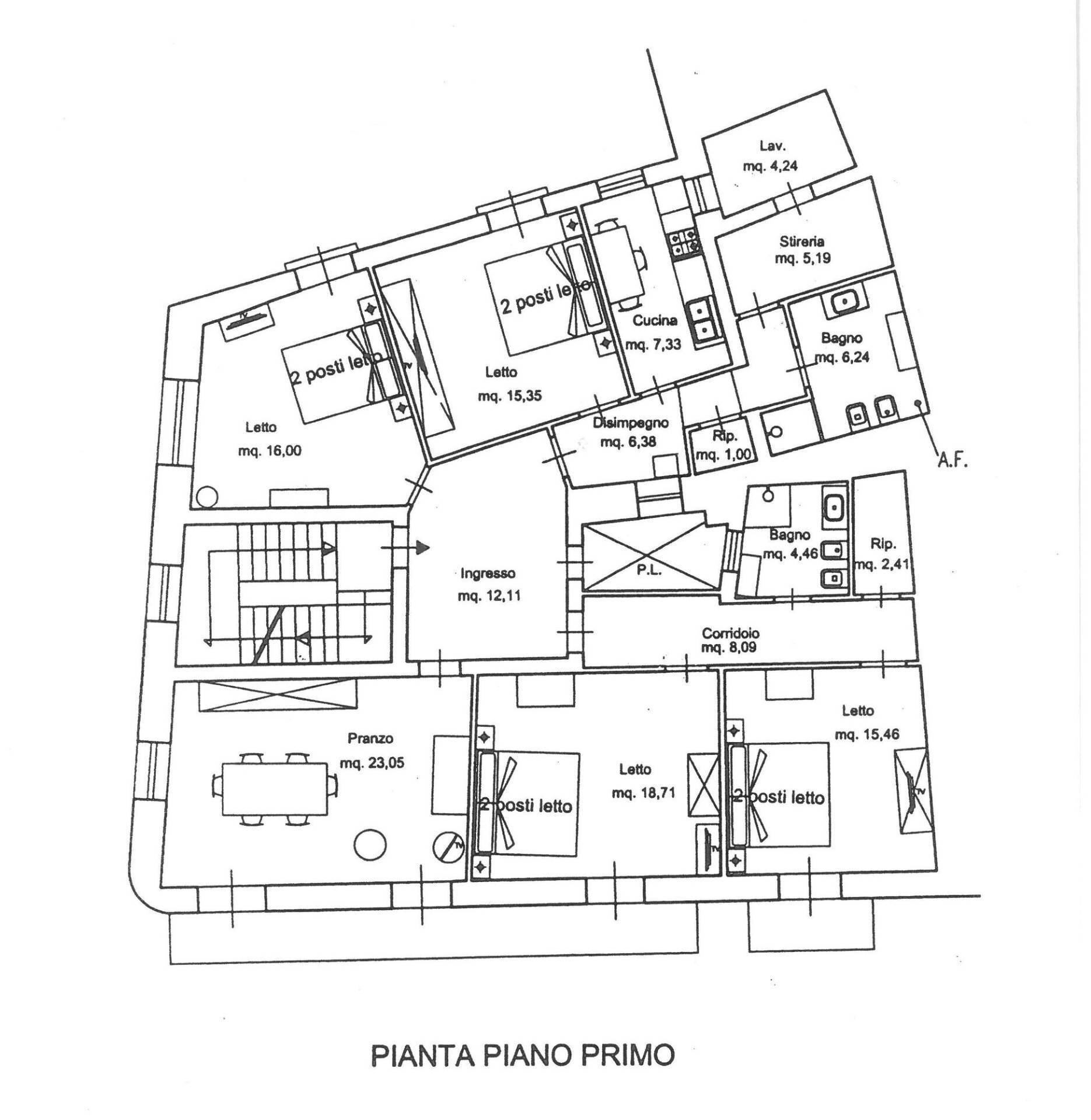 Foto 20 - Appartamento Via Gangia, Scicli - planimetria 1