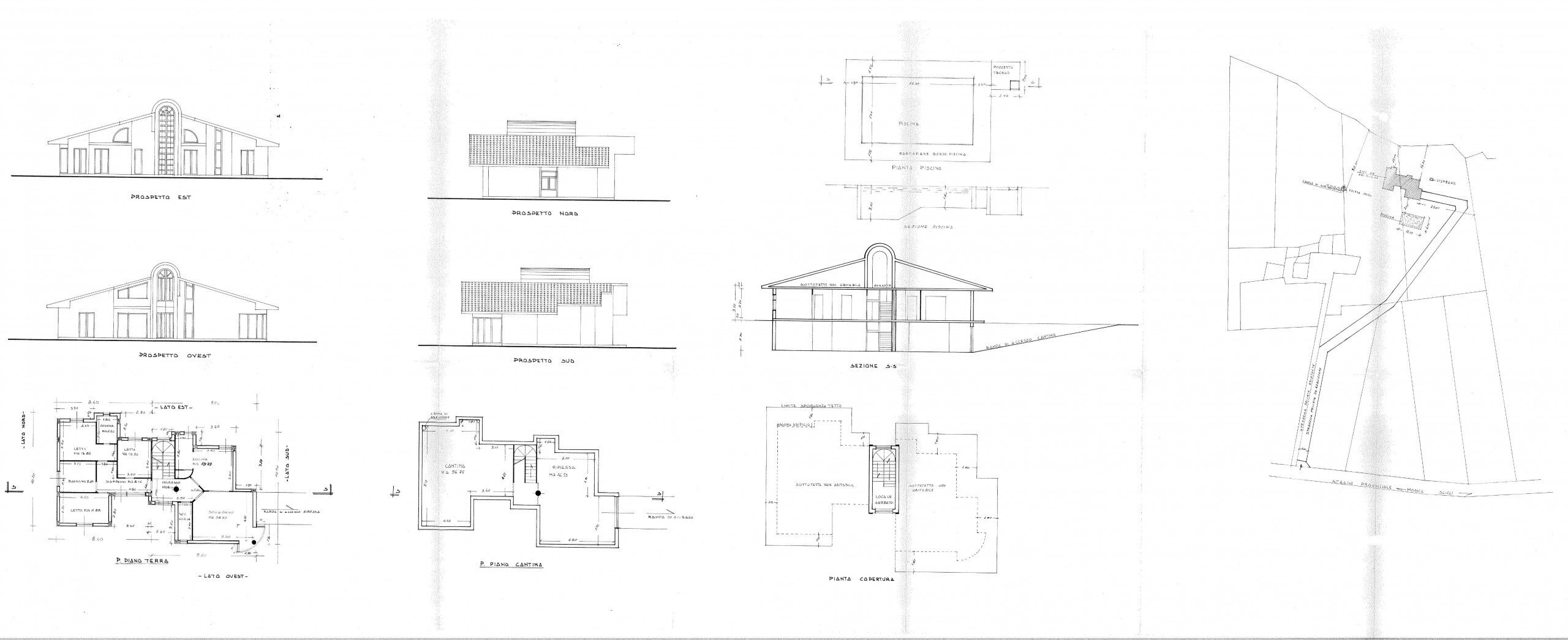 Foto 47 - Villa C.da Sant'antonio Piano Ceci, Modica - planimetria 1