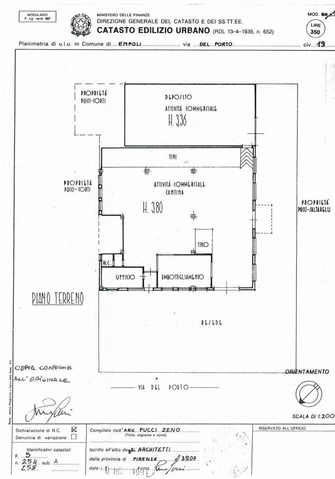 Foto 1 - Magazzino Empoli - planimetria 1