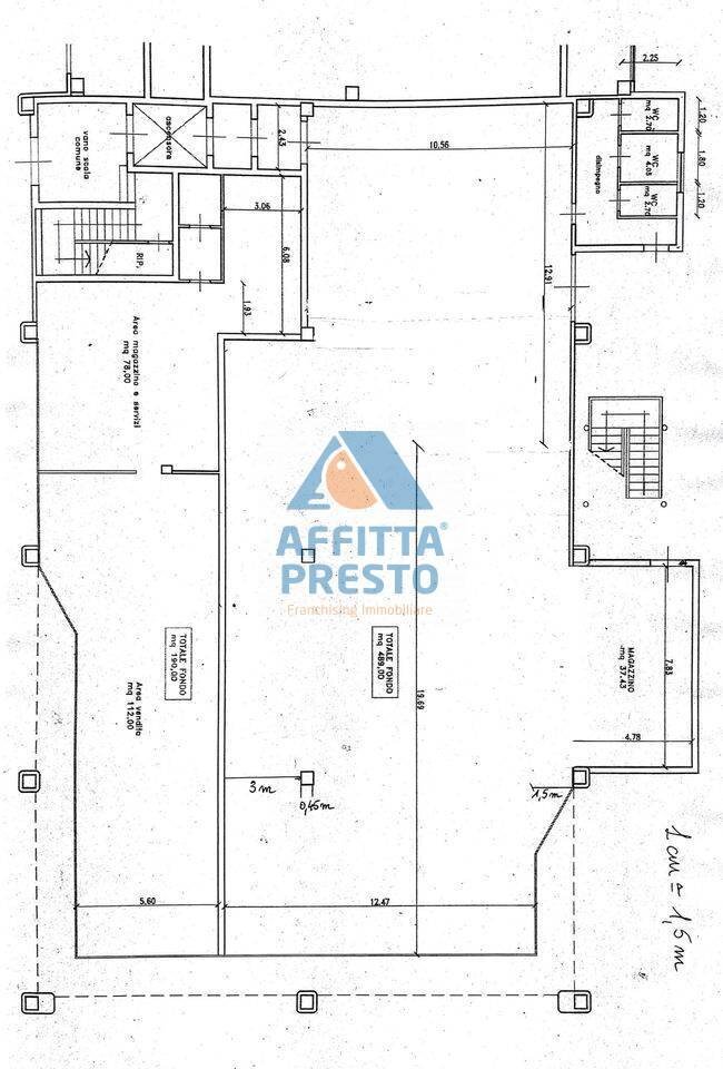 Foto 4 - Attività Commerciale San Giuliano Terme - planimetria 1