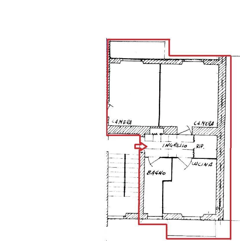 Foto 24 - Bilocale Via Delle Vigne
 
58/b, Roma - planimetria 1