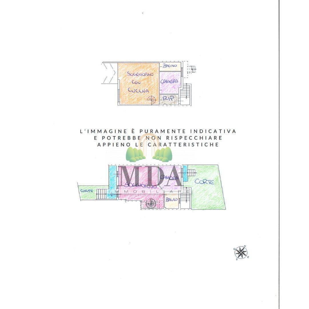 Foto 39 - Four-room apartment Contrada Parignano, Nereto - floor plans 1