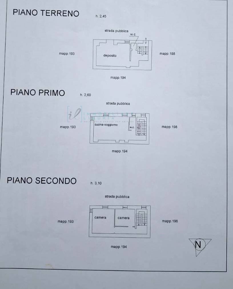 Foto 31 - Rustico Piazza Annunziata, Pornassio - planimetria 1