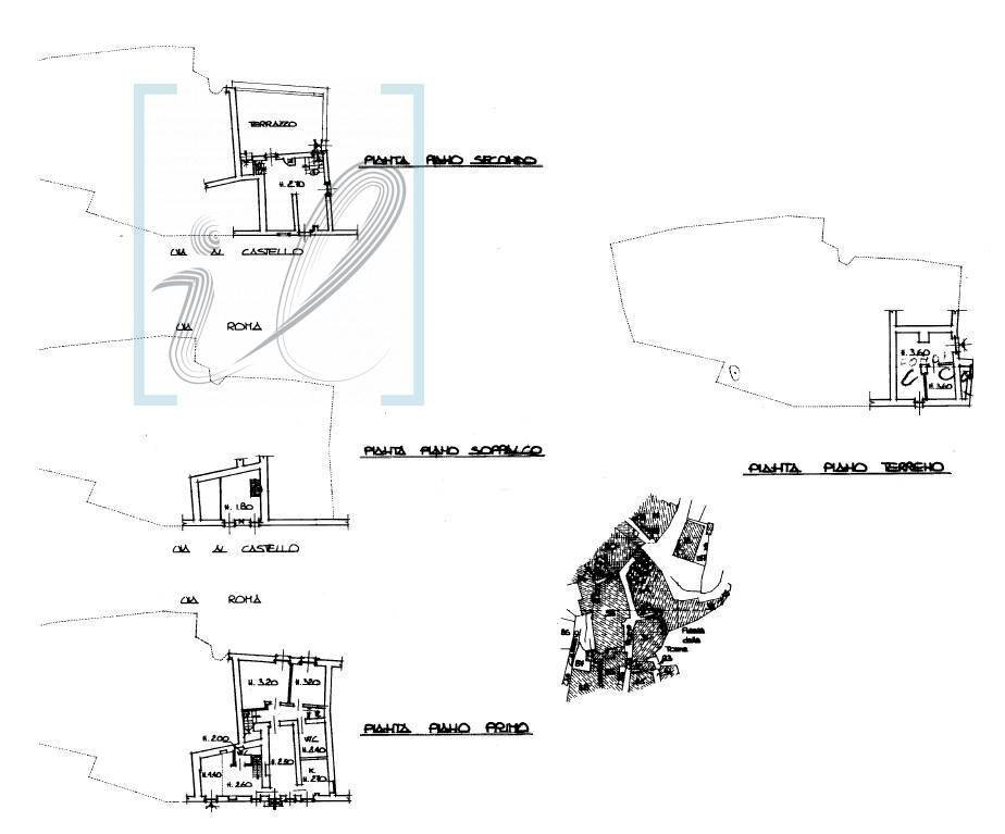 Foto 60 - Rustico via al castello, Castelvecchio di Rocca Barbena - planimetria 1
