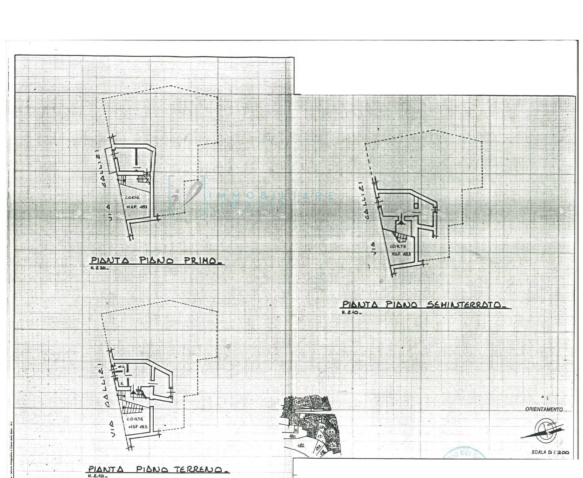 Foto 36 - Rustico Via Gallizzi, Arnasco - planimetria 1