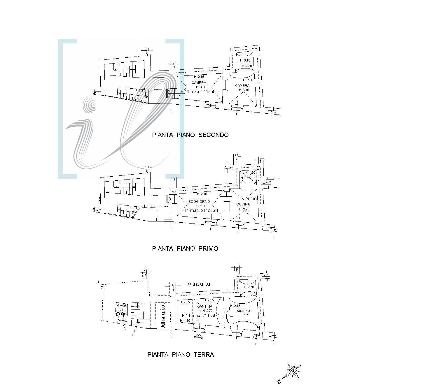 Foto 45 - Rustico via IV Novembre, Castelbianco - planimetria 1