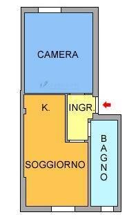 Foto 15 - Bilocale marina verde, Villanova d'Albenga - planimetria 1