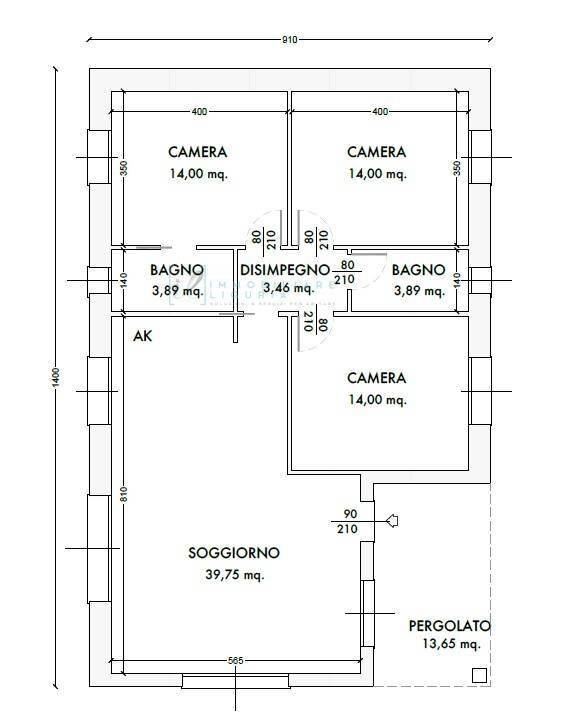 Foto 27 - Villa villa chiesa, Arnasco - floor plans 1