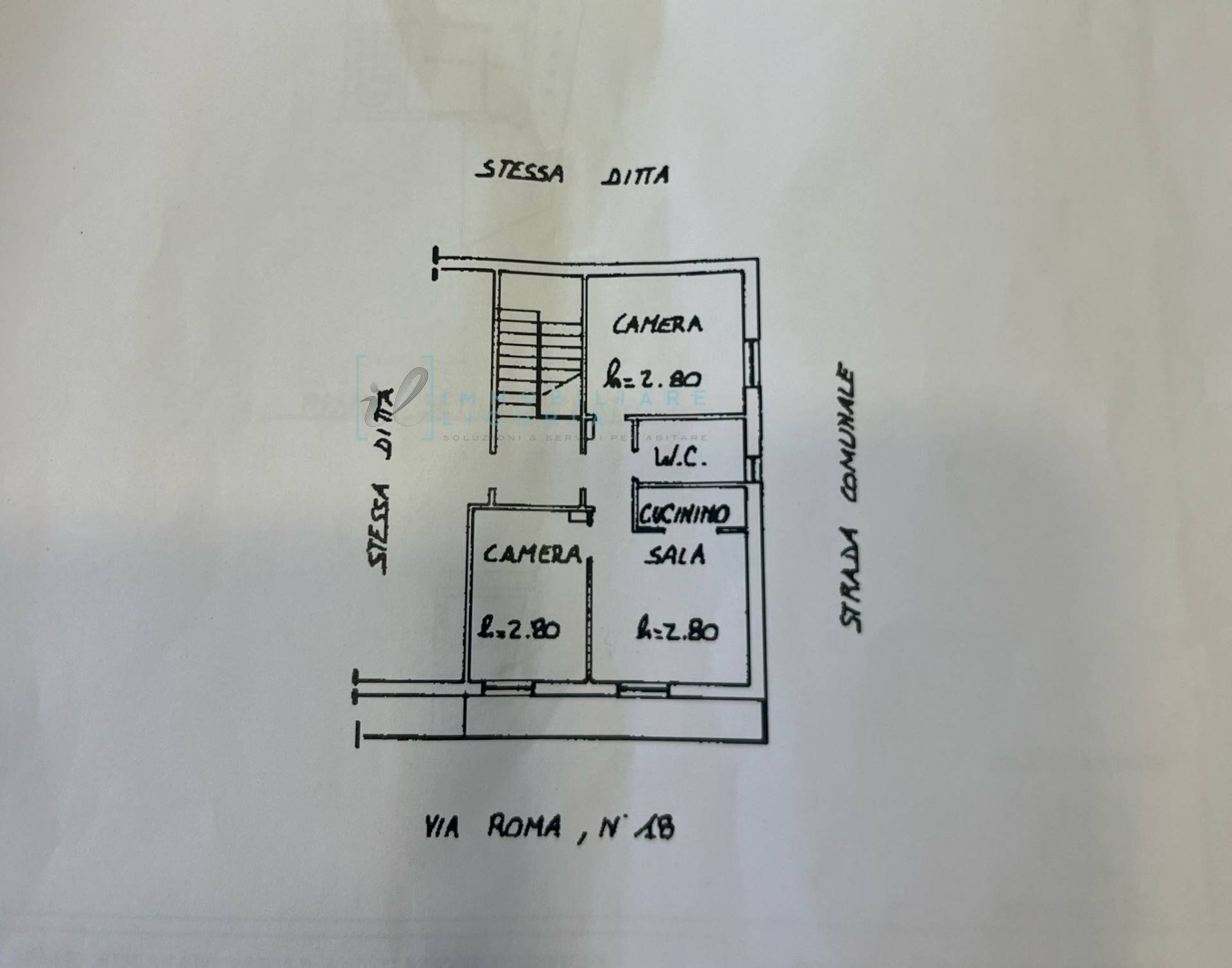 Foto 21 - Three-room apartment Via Roma, Cosio d'Arroscia - floor plans 1