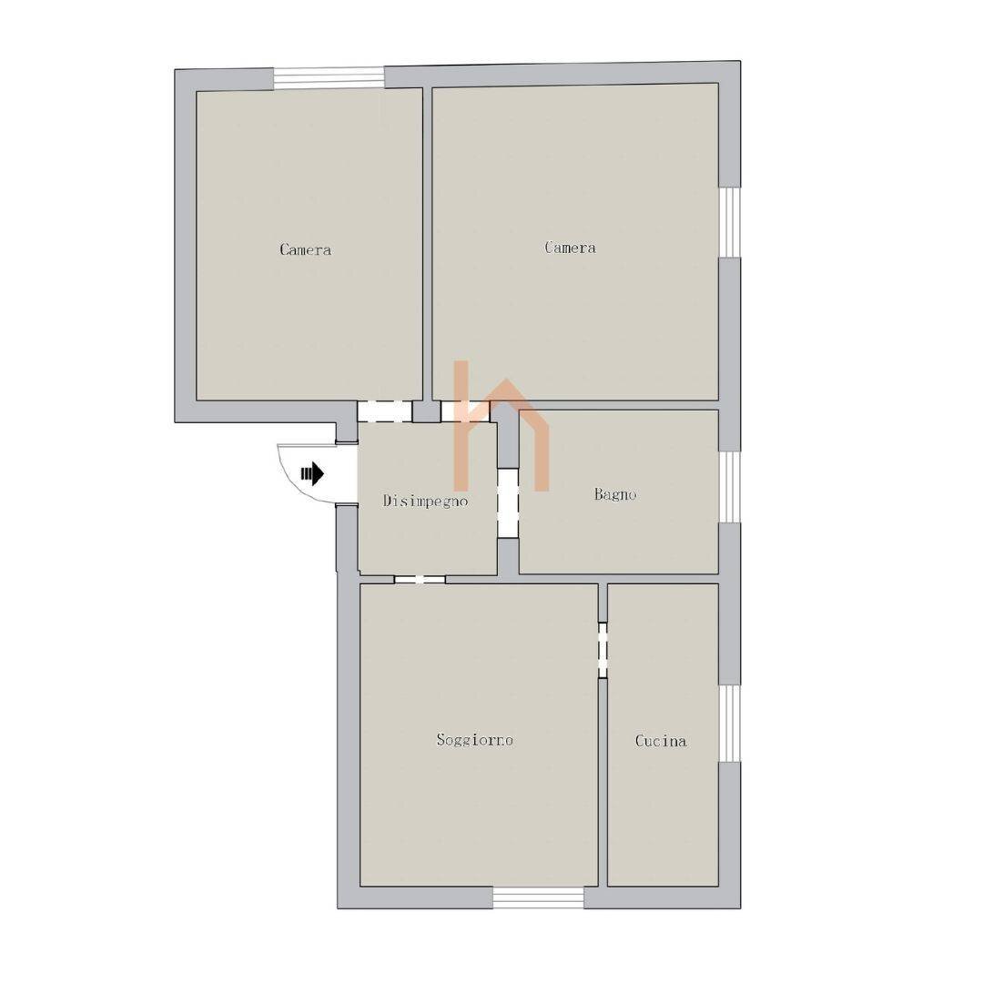 Foto 20 - Three-room apartment Viale delle Vittorie, Malnate - floor plans 1