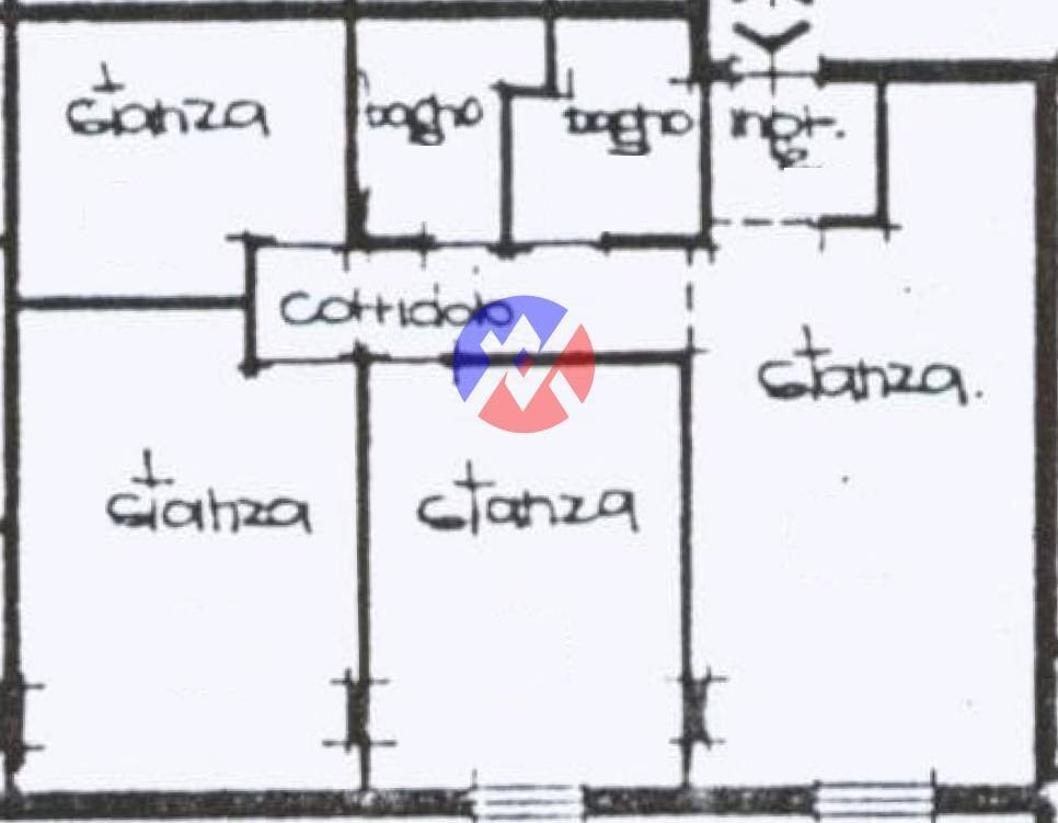 Foto 20 - Quadrilocale Passo San Pellegrino
 
3, Moena - planimetria 1