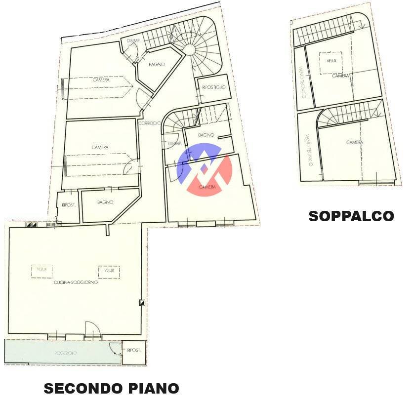 Foto 21 - Appartamento Via Pedonda, Tesero - planimetria 1